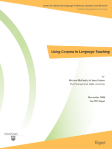 Using Corpora in Language Teaching Cover Image