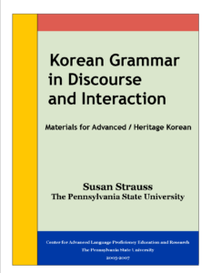Korean Grammar in Discourse and Interaction Cover Image