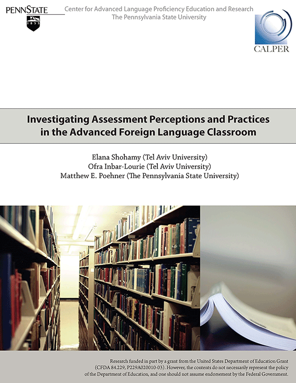 Investigating Assessment Perceptions and Practices in the Advanced Foreign Language Classroom Cover Image