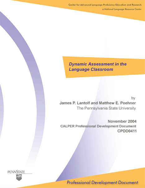 Dynamic Assessment in the Language Classroom Cover Image