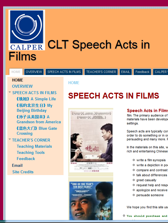 Speech Acts website preview